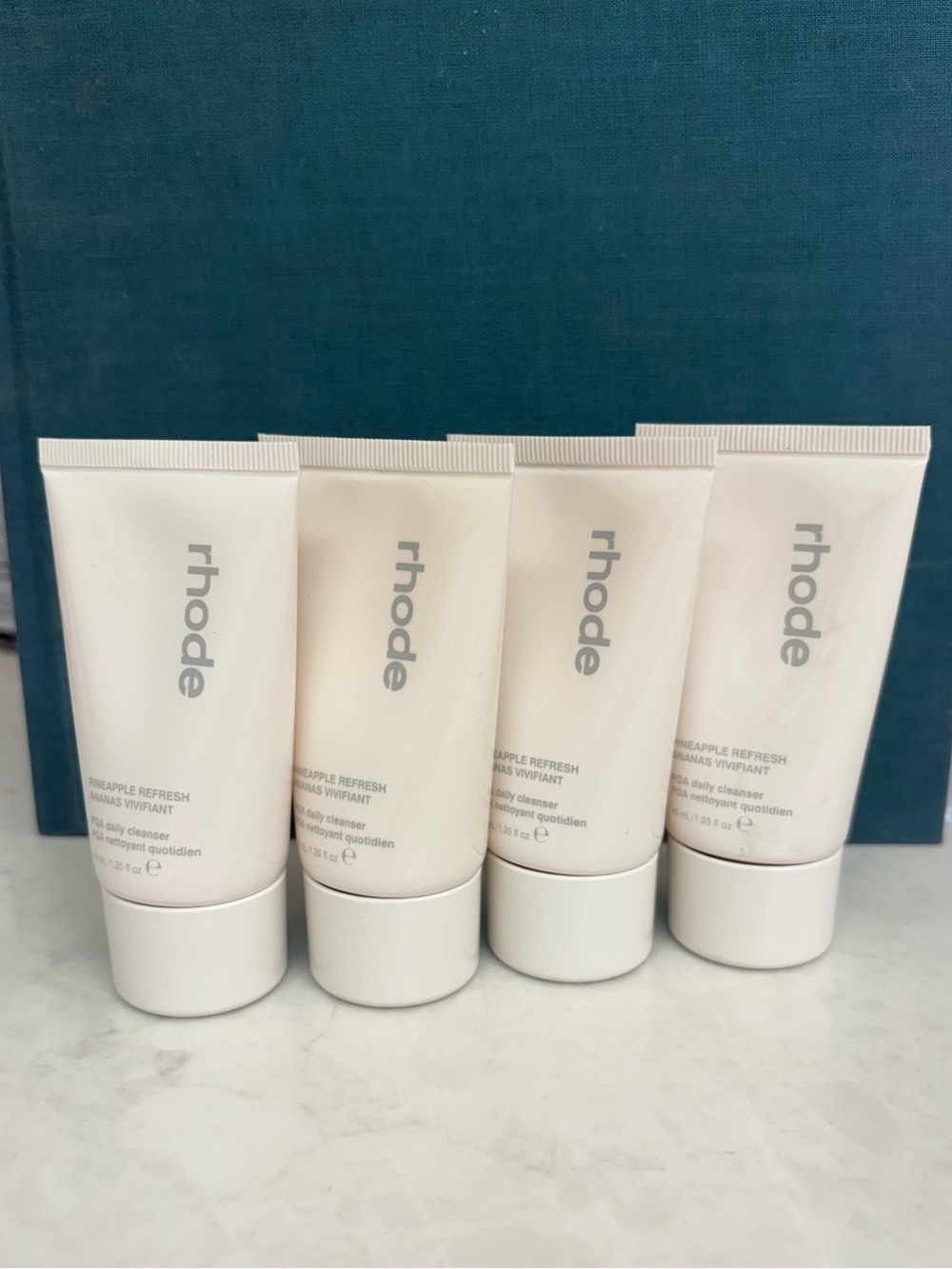 RHODE Pineapple Refresh Daily Cleanser Tube Set - 4oz $18/ea - MSRP(4-4oz -$72)